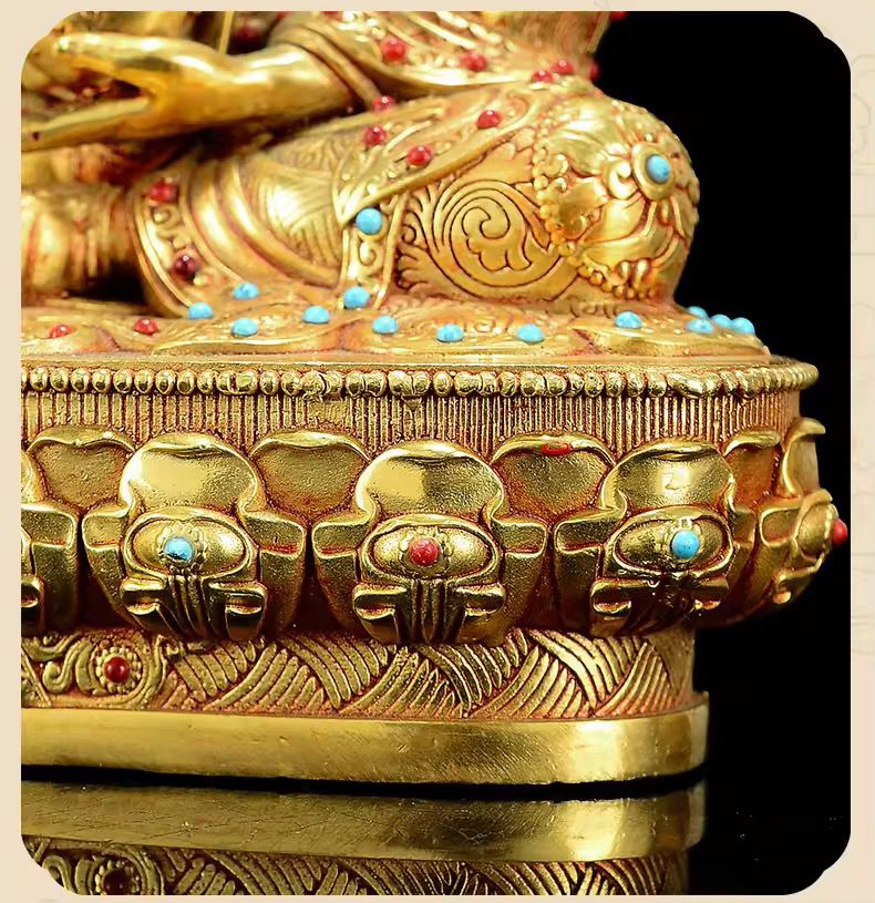 8.8 inches Guru Rinpoche statue 2 DE SEN