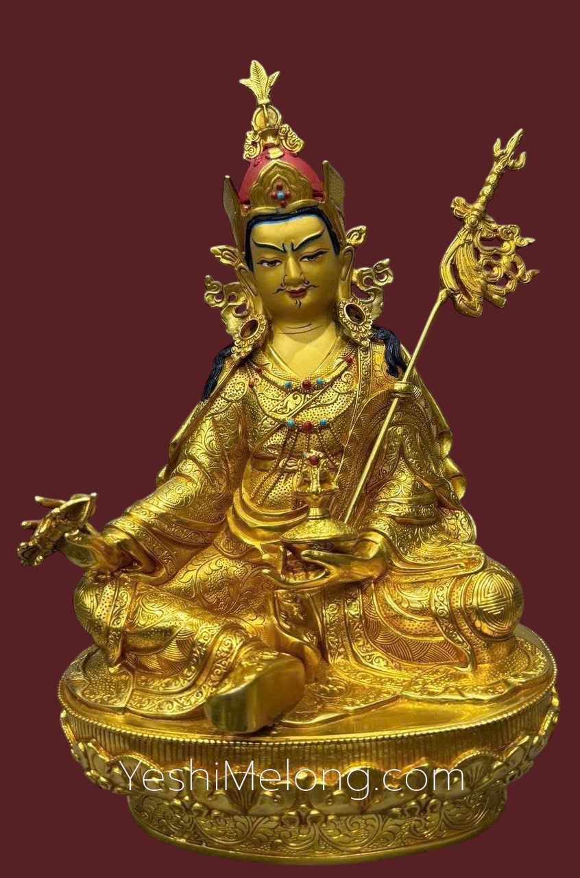 12.5 英寸高的莲花生大师(Guru Rinpoche)圣像 2 Tuong Guru 32cm