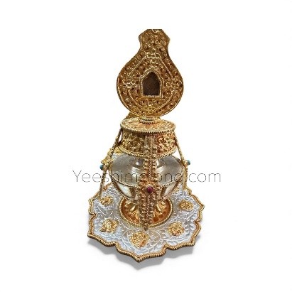 Bình trường thọ đồng, Mạ vàng bạc