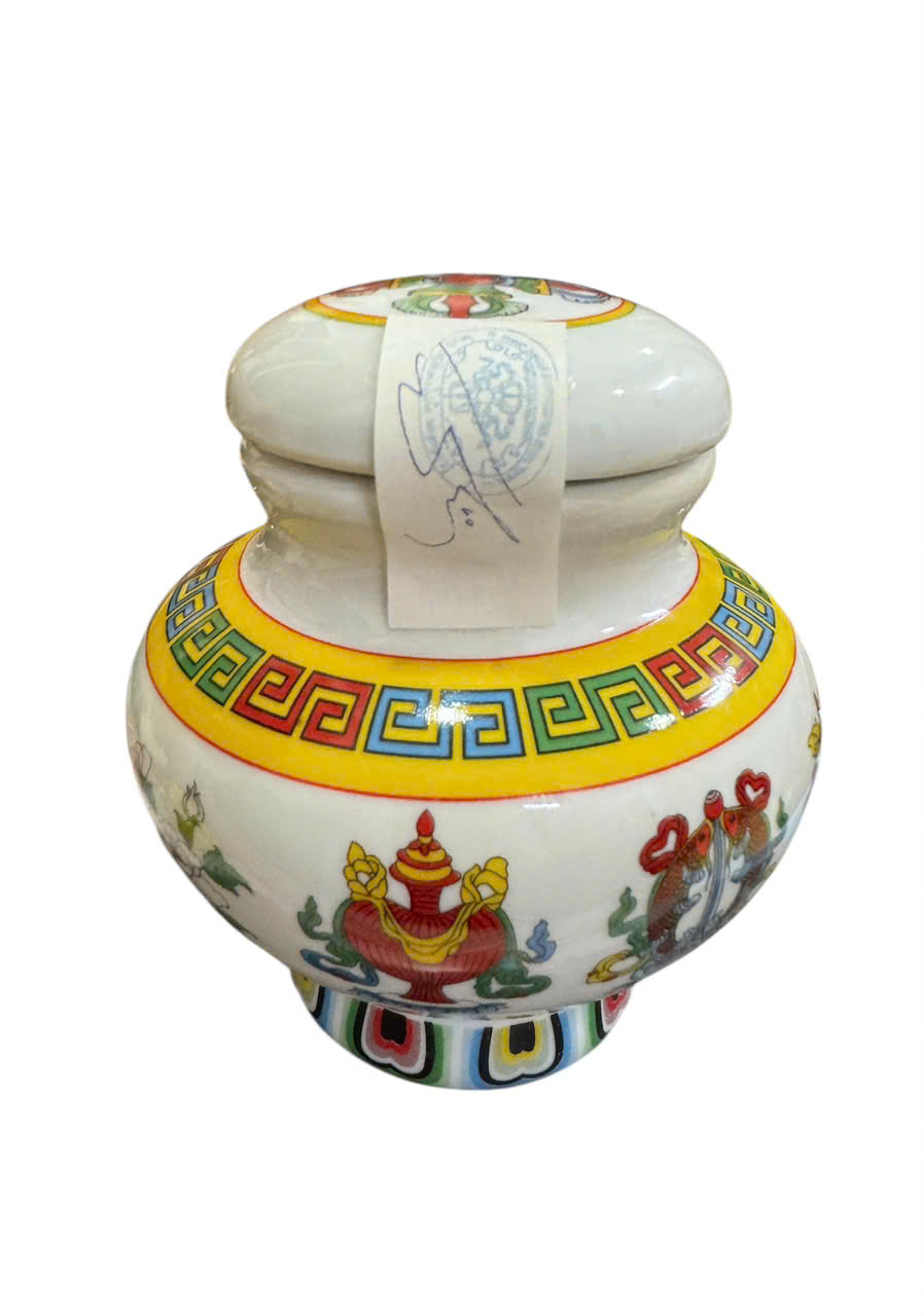 Blessed Khandro Thugthig Naga Vase - Naga Yangbum Dudjom Tersar