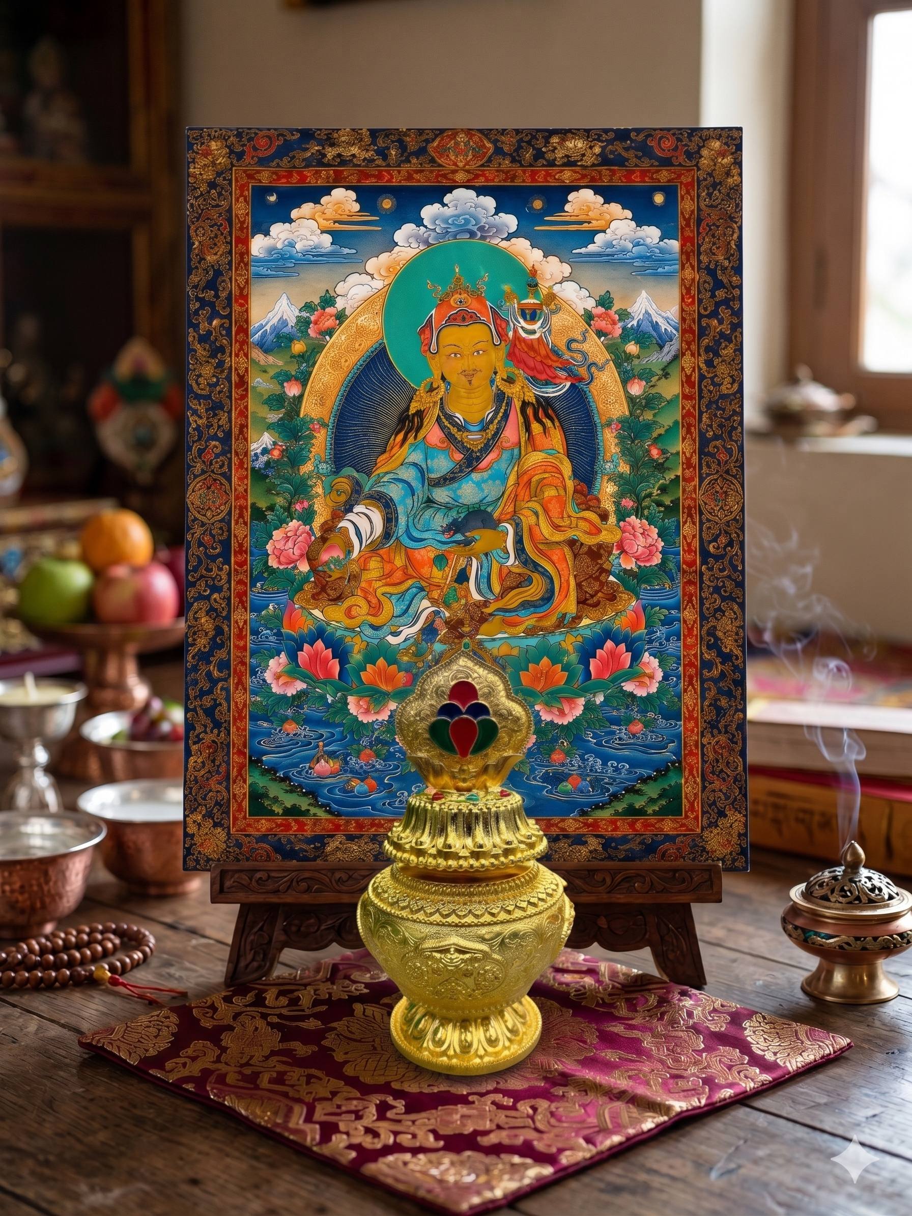 Bảo Bình Đạo Sư Liên Hoa Tài Bảo Orgyen Norlha Dudjom Tersar 3 bao binh LH01 lifestyle 1
