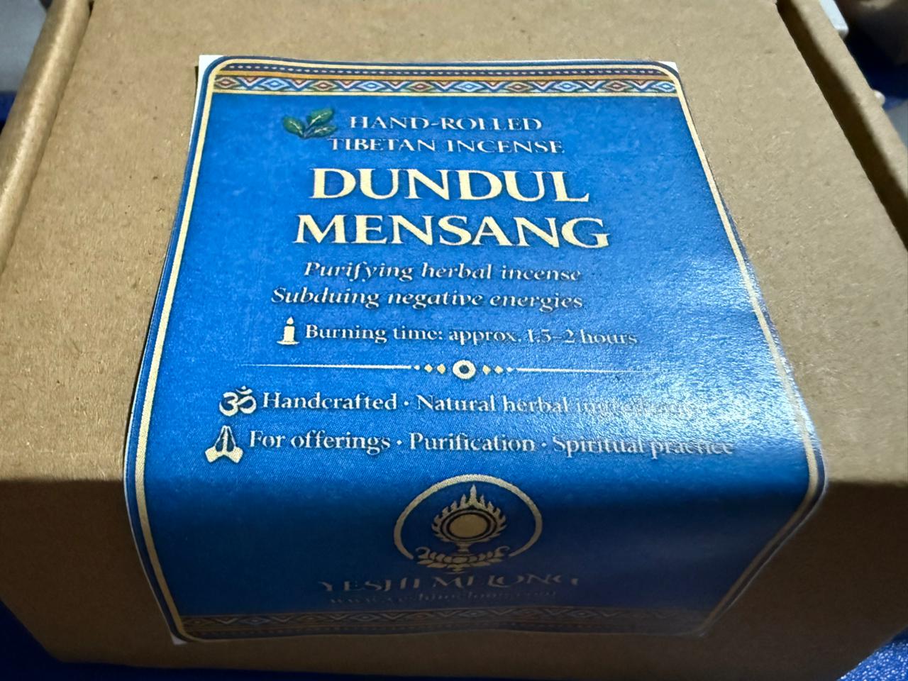 🌿 Duldun Mesang 手工捲製藏香 — 煙供(Sang)與淨化用香 3 huong cuon tay 2 gio1