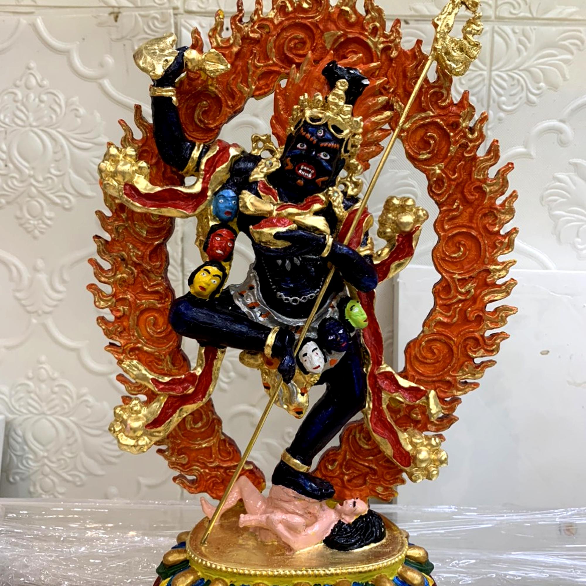 Tượng Troma Nagmo Krodakali 35cm (13.7 inches) – Hắc Nộ Phật Mẫu Dudjom Tersar, Tượng Dakini Tây Tạng Đã Gia Trì, Pháp Chöd