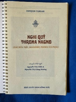 Bộ nghi quỹ đầy đủ Troma Nagmo - Dudjom Tersar Chöd 7 Troma quyen vang 2