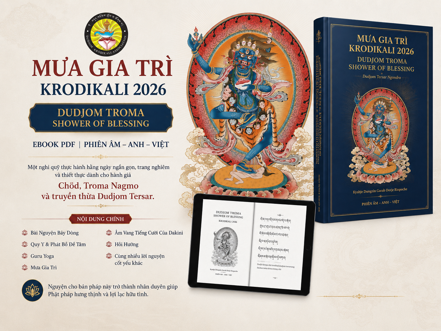 Dudjom Troma Shower of Blessing Krodikali 2026 PDF Ebook