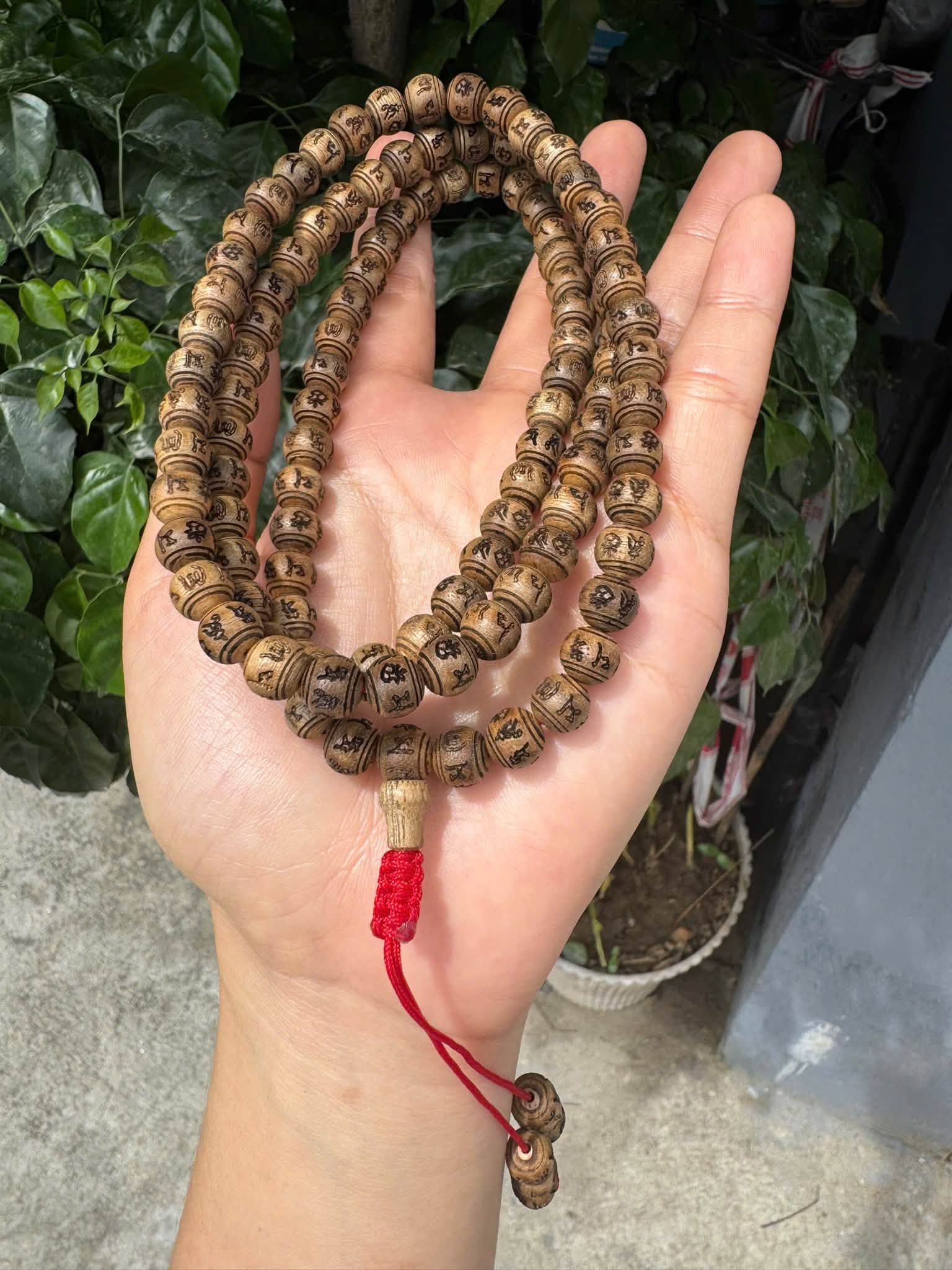 越南天然老沉香念珠|108颗・8毫米・加持款 2 mala tram huong 1