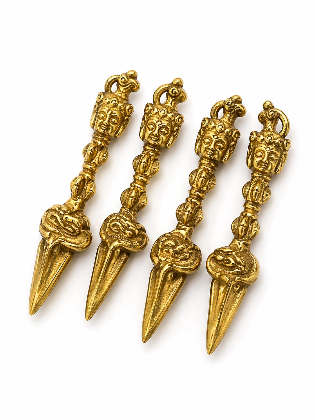 Phurba Đồng 7cm | Dao Kim Cương Phổ Ba 5