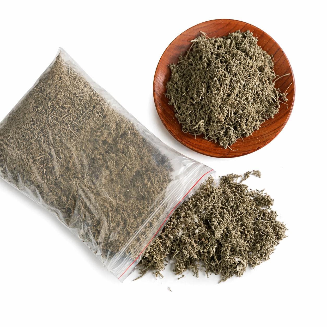 Ganden Kampa Sacred Tibetan Grass – Monastery Incense Herb, Energy Cleansing (set of 5 packs)