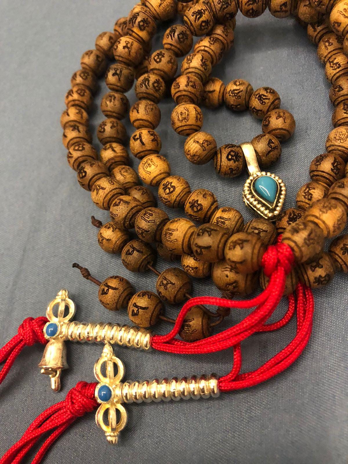 Blessed Vietnamese Agarwood Mala – 108 Beads, 8 mm 5