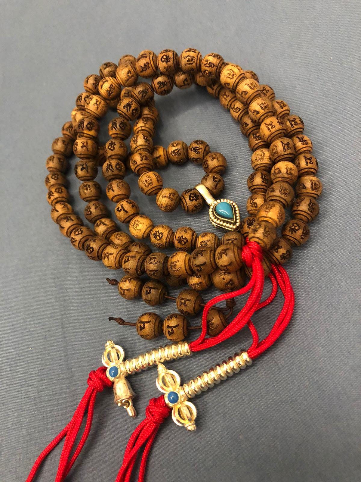 Blessed Vietnamese Agarwood Mala – 108 Beads, 8 mm 3