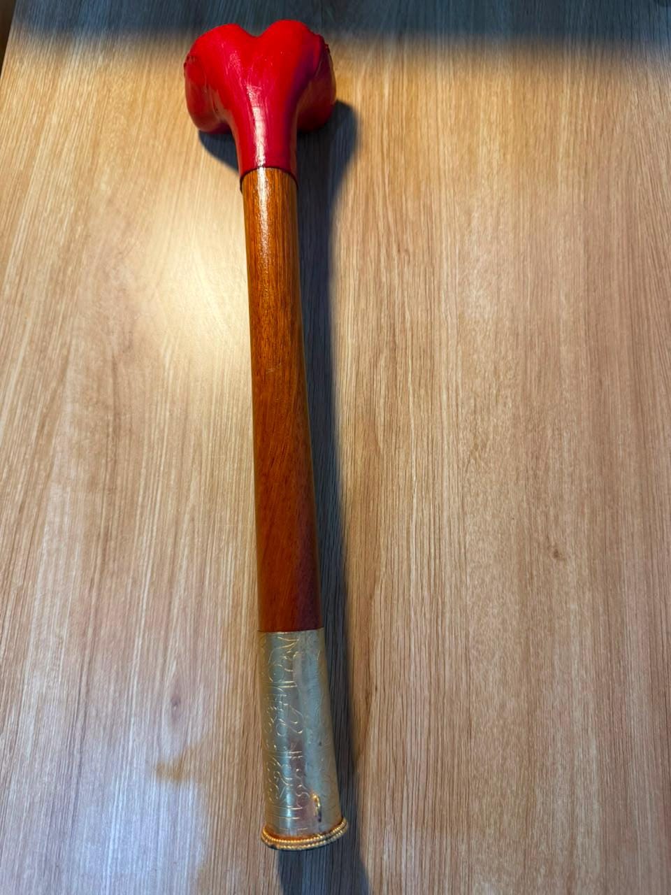 Handmade Wooden Kangling with Copper Bell 5