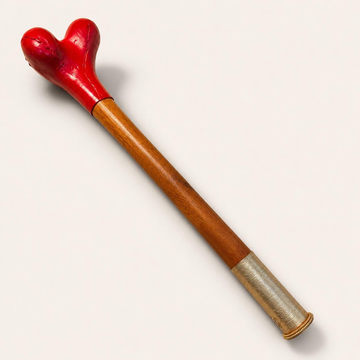 Handmade Wooden Kangling with Copper Bell