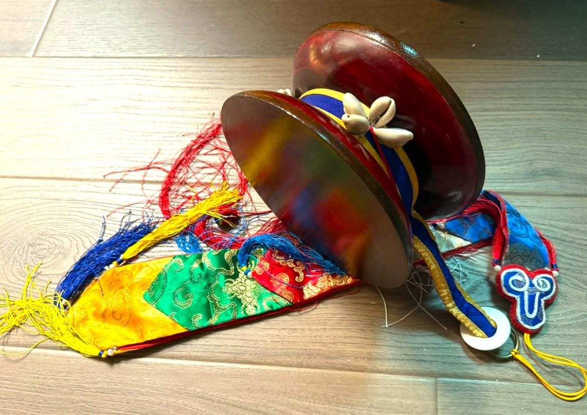 Special Edition Chöd Damaru – Multiple Sizes and Colors 6