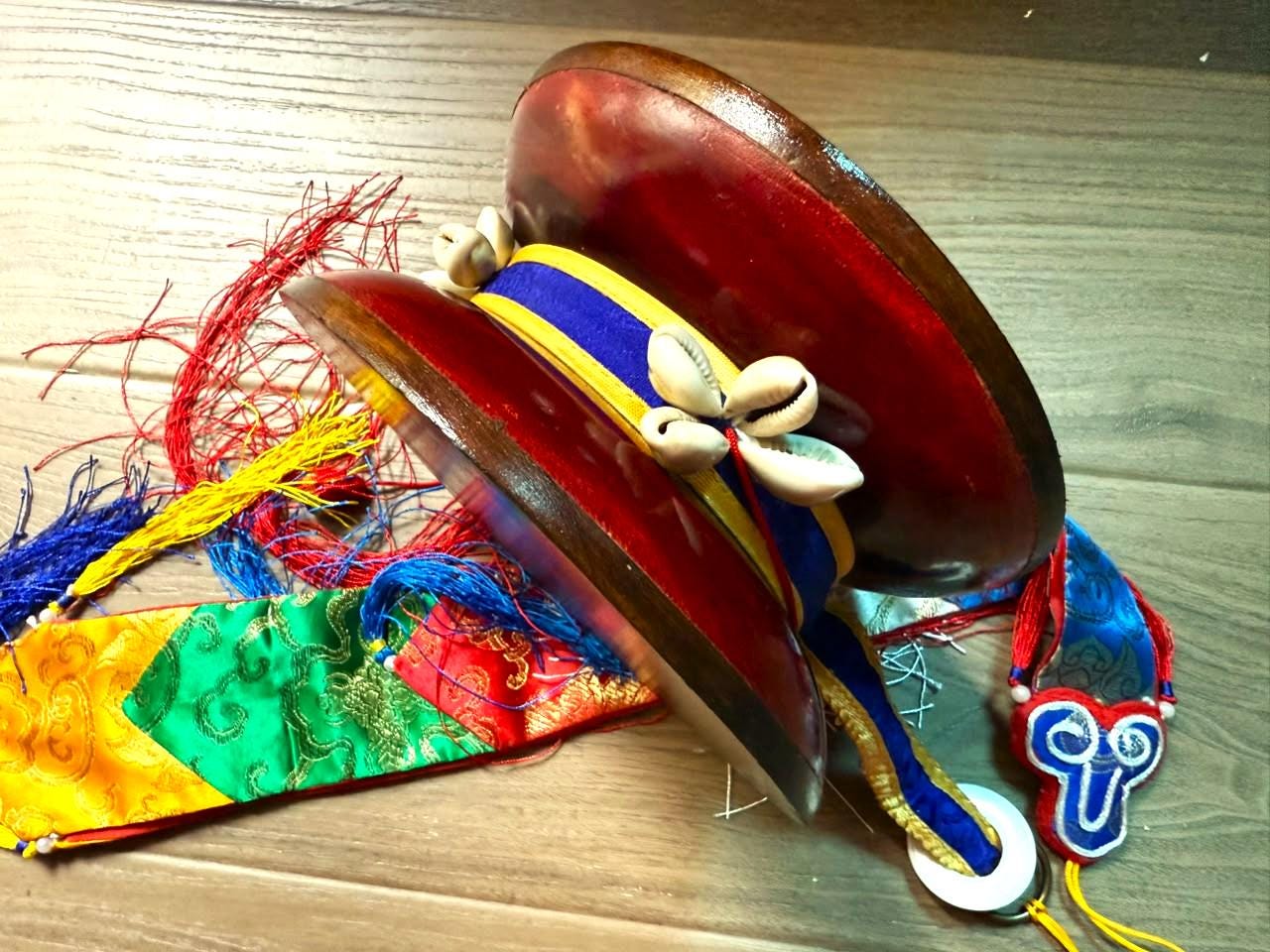 Special Edition Chöd Damaru – Multiple Sizes and Colors 3