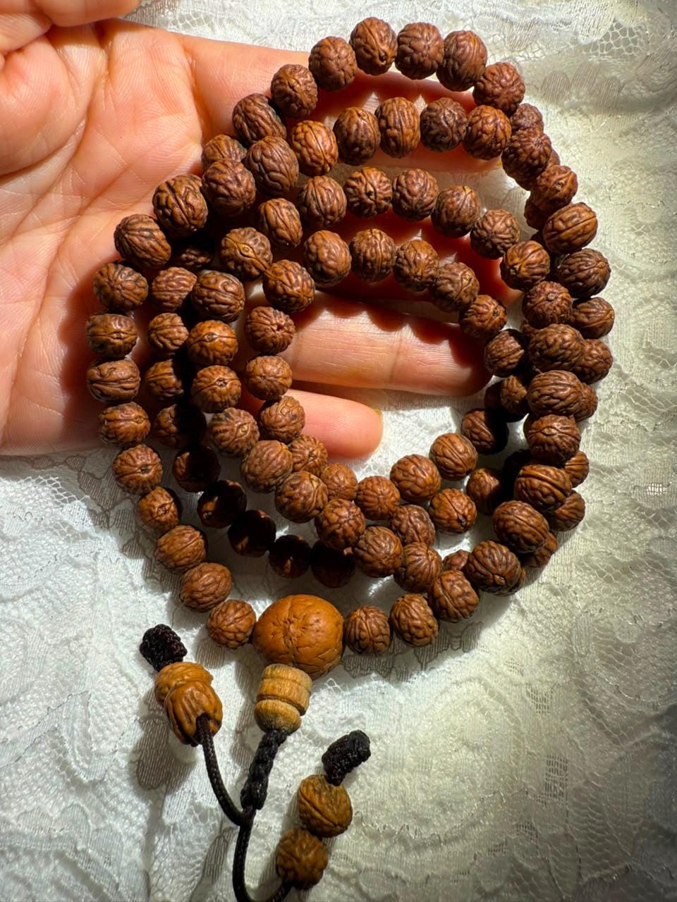 Blessed Raktu Seed Mala – 108 Beads, 8 mm 3