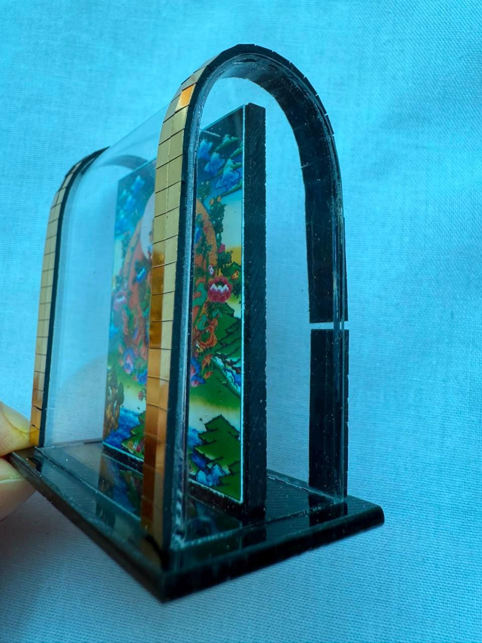 Blessed Green Tara Mini Shrine – 5 × 6 cm 6