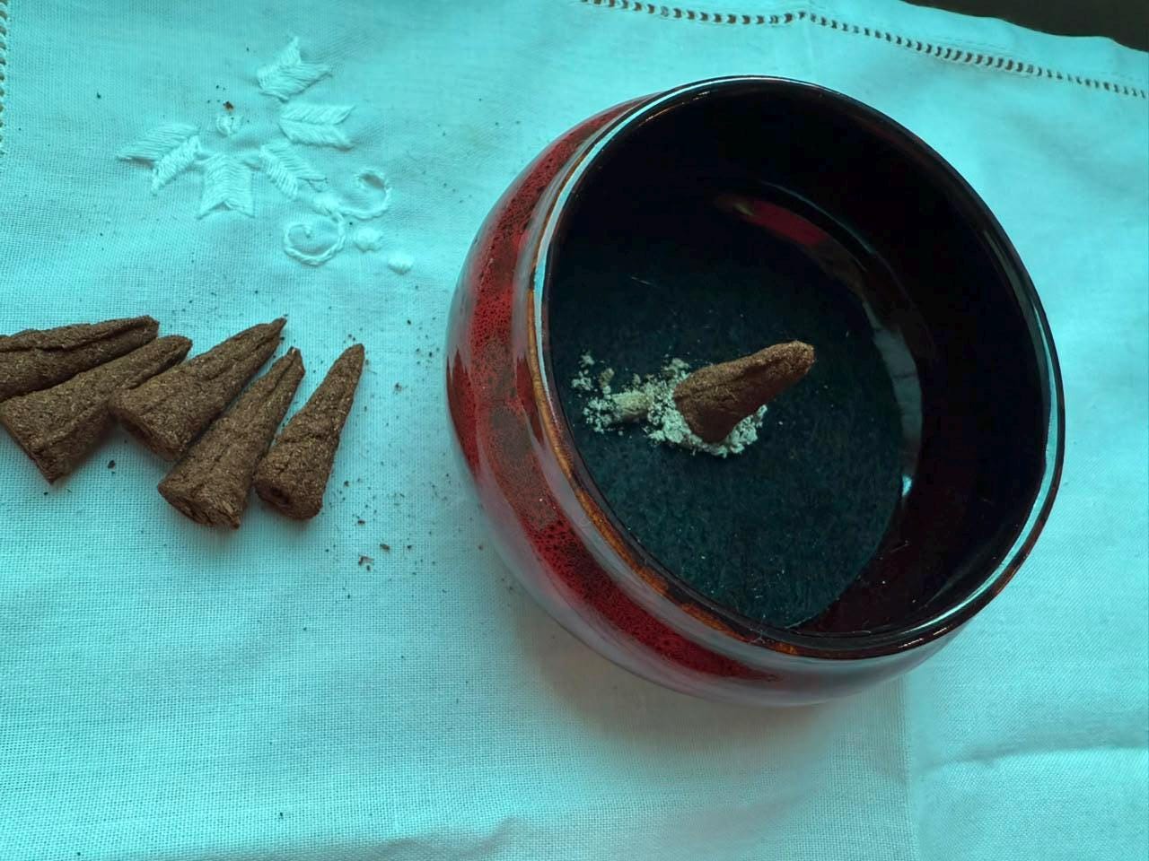 Handmade Tibetan Herbal Incense Cones