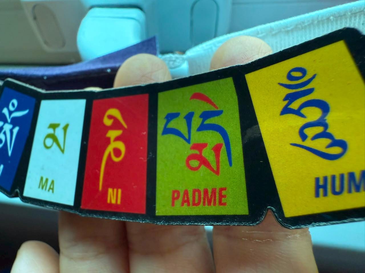 Blessed Om Mani Padme Hum Mantra Magnet – 2 × 8 cm 5