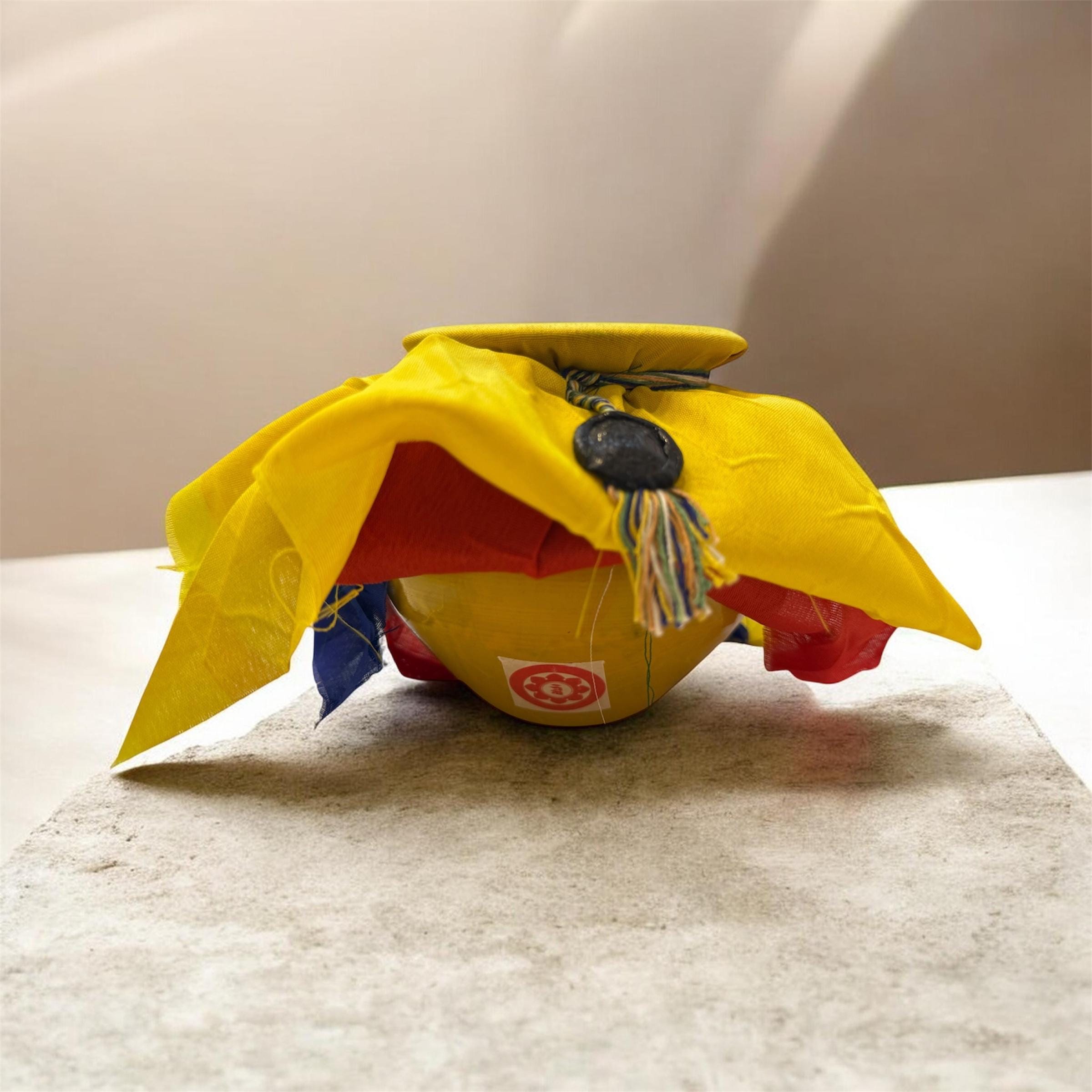 Consecrated Tibetan Earth Vase (Sa Bum)