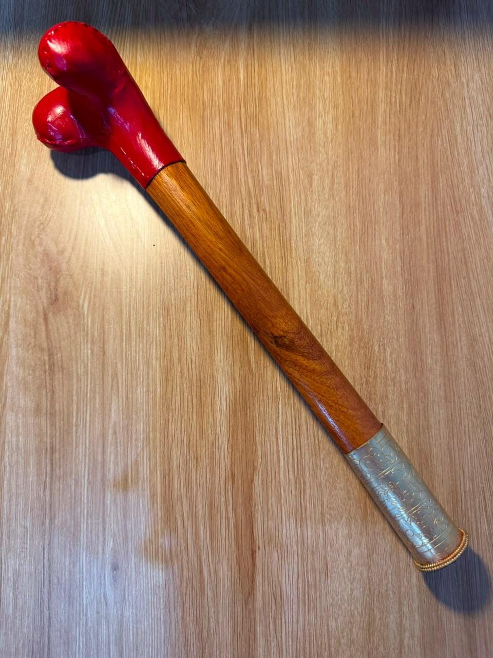 Handmade Wooden Kangling with Copper Bell 7