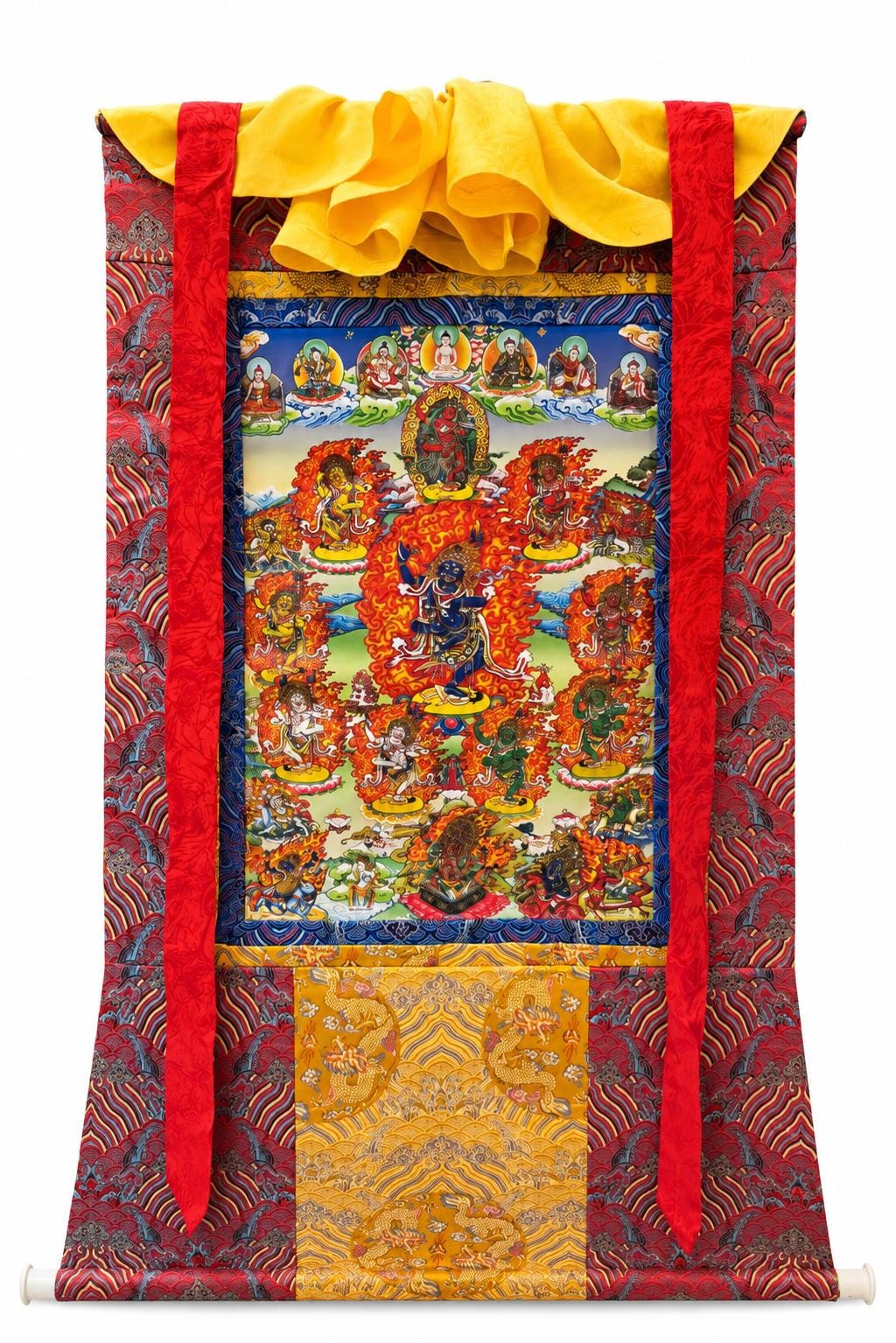 Tröma Nagmo Silk Print Thangka – Dudjom Tersar