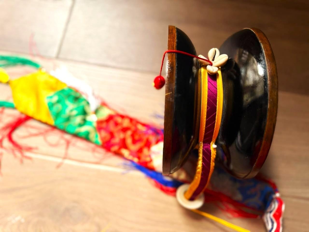 Special Edition Chöd Damaru – Multiple Sizes and Colors 4